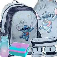 Ilustracja produktu Paso Zestaw Szkolny 5el.Stitch Blue Plecak DS26UU-081 + Piórnik DS26UU-013 + Worek DS26UU-712