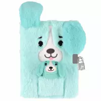 Ilustracja produktu Starpak Pamiętnik Pluszowy Zamykany na Kłódkę Dog 564709
