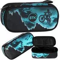 Ilustracja produktu Starpak Piórnik Szkolny Tuba Usztywniana Bike Rower Blue 508649
