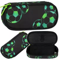 Ilustracja produktu Starpak Piórnik Szkolny Tuba Usztywniana Football Green 553120