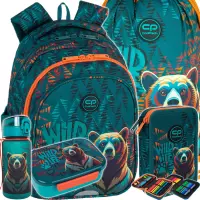 Ilustracja produktu CoolPack Zestaw Szkolny Bear 5el. Plecak Jerry F029968 + Worek F159968 + Piórnik F066968 + Z17968 + Z18968