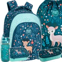 Ilustracja produktu CoolPack Zestaw Szkolny Deer 5el. Plecak Prime Pro F162962 + Worek F159962 + Piórnik F062962 + Z17962 + Z18962