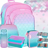 Ilustracja Starpak Zestaw Szkolny 6el. Syrenka Ombre Plecak 486143 + Piórnik 536476 + Worek 486145 + Torba 514748 + 07505CP Z07505 + 536875 Ilustracja Starpak Zestaw Szkolny 6el. Syrenka Ombre Plecak 486143 + Piórnik 536476 + Worek 486145 + Torba 514748 + 07505CP Z07505 + 536875