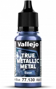 Ilustracja produktu Vallejo: 77.130 - True Metallic Metal - Base - Ultramarine Blue (18 ml)