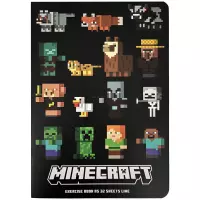Ilustracja produktu Astra Zeszyt A5 32 kartki Linia Minecraft 102025056