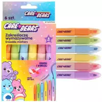 Ilustracja produktu Starpak Zakreślacz Wymazywalny 6 kolorów Care Bears 582139