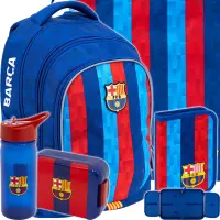 Ilustracja produktu FC Barcelona Zestaw Szkolny 5el. Plecak AB340 502023094 + Worek 507023033 + Piórnik 505023057 + 511025014 + 511025015