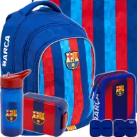 Ilustracja FC Barcelona Zestaw Szkolny 5el. Plecak AB340 502023094 + Worek 507023033 + Piórnik 503026043 + 511025014 + 511025015