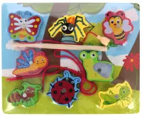 Ilustracja produktu Mega Creative Układanka Drewniana Magnetyczna Owady 545202