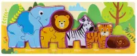 Ilustracja Mega Creative Układanka Drewniana Zoo 545191