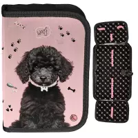 Ilustracja produktu Paso Piórnik Dwuklapkowy bez Wyposażenia Black Dog PP25DB-P001BW