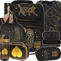 Ilustracja produktu Starpak Zestaw 6el. Złoty Kotek Tornister 528941 + Piórnik 507690 + Worek 553141 + Torba 517338 + 558660 + 558652 + 558654