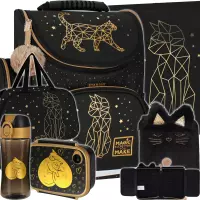 Ilustracja produktu Starpak Zestaw 6el. Złoty Kotek Tornister 528941 + Piórnik 553181 + Worek 529469 + Torba 517338 + 558660 + 558652 + 558654