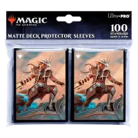 Ilustracja produktu Ultra-Pro: Magic the Gathering - Outlaws of Thunder Junction - Matte Deck Protector Sleeves - Annie Flash, The Veteran (100 szt.)