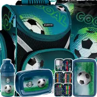 Ilustracja produktu Starpak Zestaw Szkolny 5el Football Tornister 506922+ Piórnik PP24FC-023 + Worek 469315