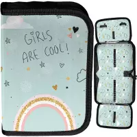 Ilustracja produktu Paso Piórnik Dwuklapkowy bez Wyposażenia Tęcza PP26RA-P001BW