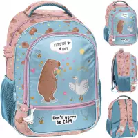 Ilustracja Paso Plecak Szkolny Kapibara PP26KI-260