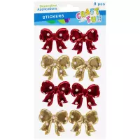 Ilustracja Craft With Fun Naklejki Puffy Kokardki 8szt 595871