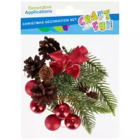 Ilustracja Craft With Fun Ozdoba Dekoracyjna Stroik Boże Narodzenie 595879