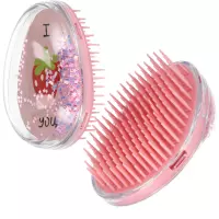 Ilustracja produktu Mega Creative Sczotka Do Włosów z Brokatem 9cm. Mix 544754