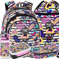 Ilustracja produktu CoolPack Zestaw Szkolny Diary 5el. Plecak  F029936 + Worek F070936 + Piórnik F062936 + Z17936 + Z18936