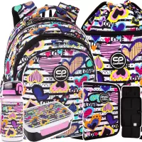 Ilustracja produktu CoolPack Zestaw Szkolny Diary 5el. Plecak F029936 + Worek F070936 + Piórnik F076936 + Z17936 + Z18936