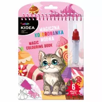 Ilustracja Kidea Malowanka Wodna z Pisakiem Kotki 573506