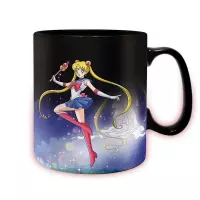 Ilustracja produktu Kubek Termoaktywny Czarodziejka z Księżyca - Sailor & Chibi