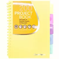 Ilustracja produktu CoolPack Kołozeszyt Pastel Powder Lemon B5 100 Kartek Kratka 78775CP