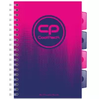 Ilustracja produktu CoolPack Kołozeszyt Gradient Frape B5 100 Kartek Kratka 04774CP