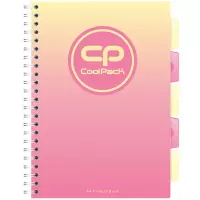Ilustracja produktu CoolPack Kołozeszyt Gradient Peach A4 100 Kartek Kratka 03098CP