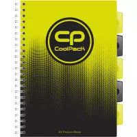 Ilustracja CoolPack Kołozeszyt Gradient Lemon A4 100 Kartek Kratka 03074CP/F