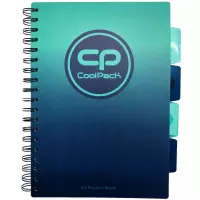 Ilustracja produktu Coolpack Kołozeszyt Gradient Blue Lagoon A4 100 Kartek Kratka 31176CP