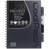 Ilustracja Coolpack Kołozeszyt Grey B5 100 Kartek Kratka 94207CP