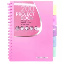 Ilustracja Coolpack Kołozeszyt Pastel Pink A4 100 Kartek Kratka 78768CP