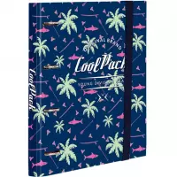 Ilustracja produktu CoolPack Segregator Pink Sharks A4 100 Kolorowych Kartek Kratka 87100CP