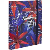 Ilustracja produktu CoolPack Segregator Hawaian Blue A4 100 Kolorowych Kartek Kratka 86110CP