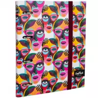 Ilustracja CoolPack Segregator Cinco A4 100 Kolorowych Kartek Kratka 30568CP