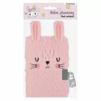 Ilustracja Starpak Pamiętnik Pluszowy Zamykany na Kłódkę Rabbit 578977