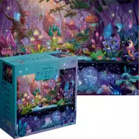 Ilustracja produktu Interdruk Puzzle 500 el Metallic Fantasy Magic Forest 385581