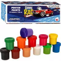 Ilustracja produktu Starpak Hot Wheels Farby Plakatowe 12 Kolorów 337500