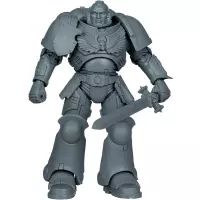 Ilustracja Figurka Blood Angel Assault Intercessor Sergeant Warhammer 40,000 Artist Proof 18 cm