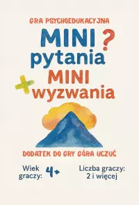 Ilustracja Mini pytania. Mini wyzwania - gra psychoedukacyjna