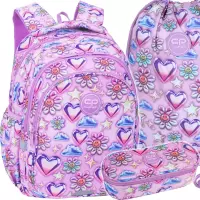 Ilustracja produktu CoolPack Zestaw Szkolny Balloons 3el. Plecak Jerry F029970 + Worek F159970 + Piórnik F062970