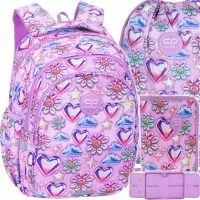 Ilustracja produktu CoolPack Zestaw Szkolny Balloons 3el. Plecak Jerry F029970 + Worek F159970 + Piórnik F076970