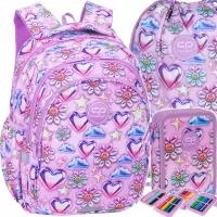 Ilustracja produktu CoolPack Zestaw Szkolny Balloons 3el. Plecak Jerry F029970 + Worek F159970 + Piórnik F066970