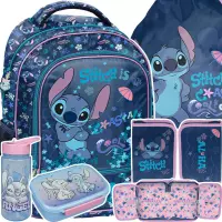 Ilustracja produktu Paso Zestaw Szkolny 5el.Stitch Cool Plecak DS26XX-260 + Piórnik DS26XX-P001BW + Worek DS26XX-712