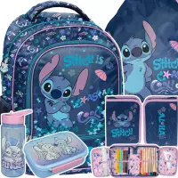 Ilustracja produktu Paso Zestaw Szkolny 5el.Stitch Cool Plecak DS26XX-260 + Piórnik DS26XX-P001 + Worek DS26XX-712