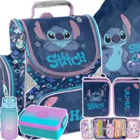 Ilustracja produktu Paso Zestaw Szkolny 5el.Stitch Cool Tornister DS26XX-525 + Piórnik DS26XX-P001 + Worek DS26XX-712