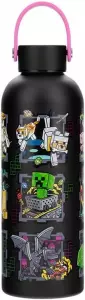 Ilustracja Butelka Metalowa z Uchwytem Minecraft - Maskotki